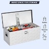 Aluminum Truck Bed Toolbox, Heavy Duty Aluminum Tool Box with Side Handle and Lock Keys, Truck Bed Storage Organizer for Pick Up Truck Rv Trailer - 3 of 4