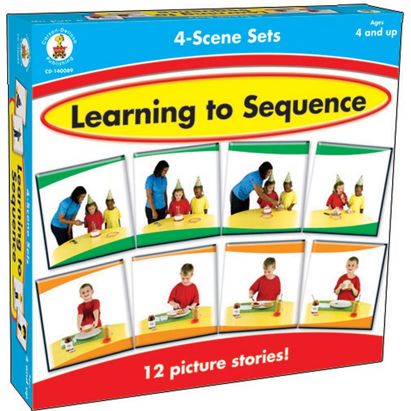 Carson Dellosa Education Learning to Sequence Games, 1 of 4