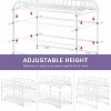 NEX 2pk 2 Tier Sliding Wired Organizer Baskets White: Metal Wire Basket Storage Drawers & Utility Cart - 4 of 4