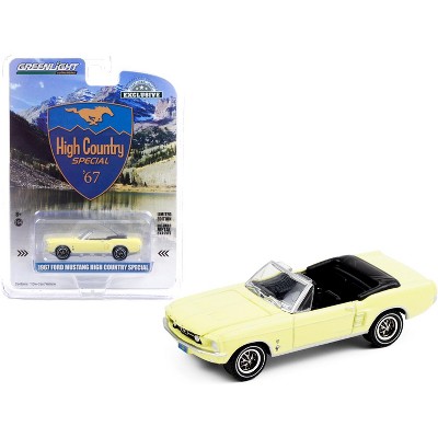 1967 Ford Mustang Convertible Aspen Gold "High Country Special" "Hobby Exclusive" 1/64 Diecast Model Car by Greenlight