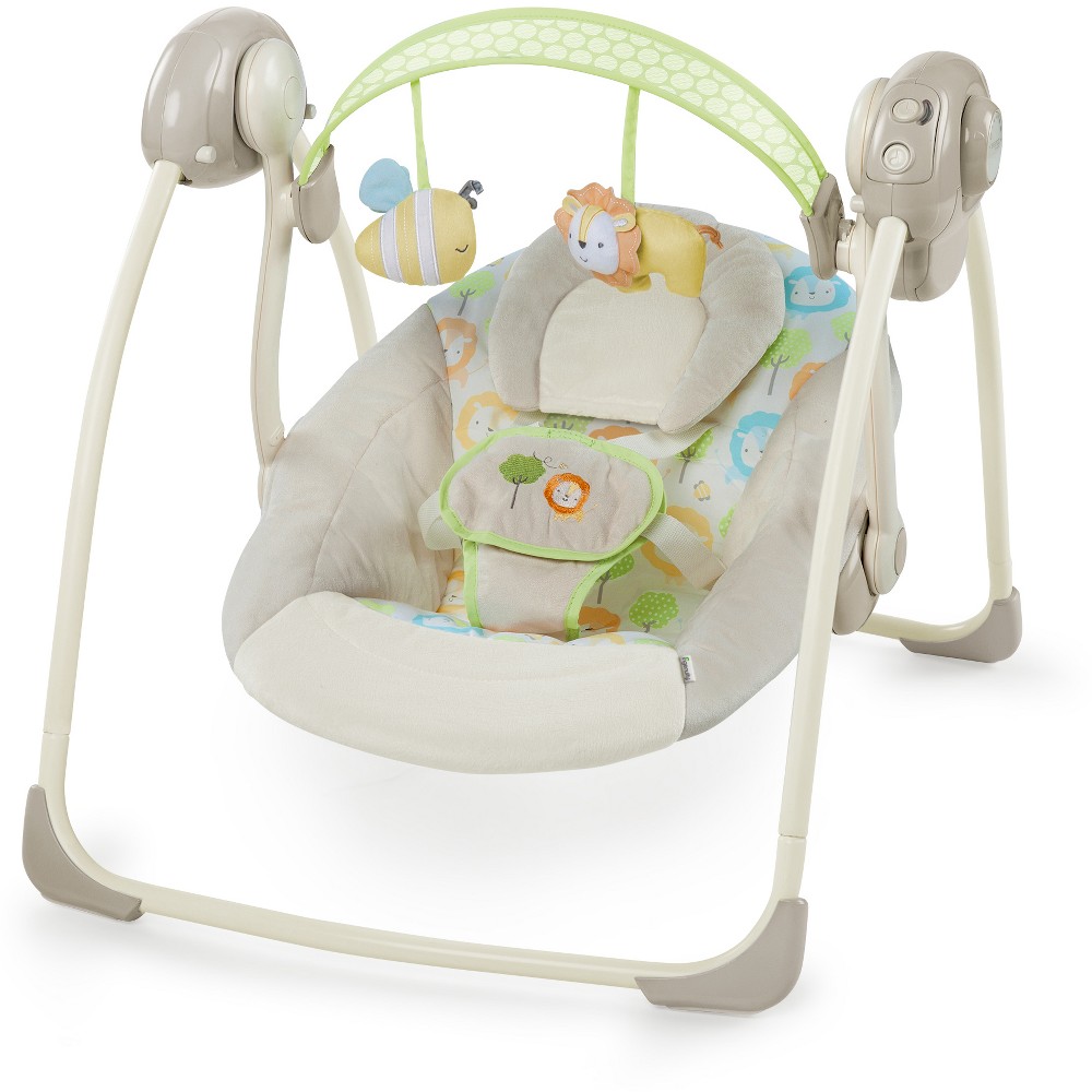 UPC 074451102484 product image for Baby Lion Portable Swing Beige - Ingenuity, Tan | upcitemdb.com