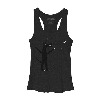 Women's Design By Humans Arooo! By NicSquirrell Racerback Tank Top