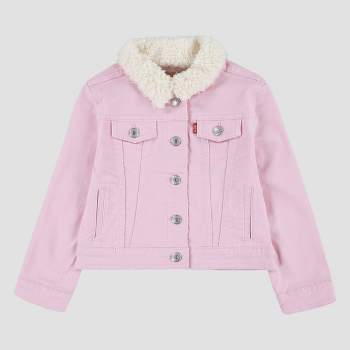 Levi's® Toddler Girls' Faux Shearling Trucker Jacket - Pink