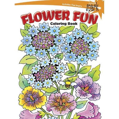 Spark Flower Fun Coloring Book - by  Maggie Swanson (Paperback)