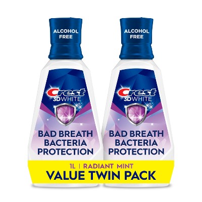 Crest 3D White Glamorous White Mouthwash - Arctic Mint