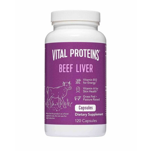 zich zorgen maken overzee bunker Vital Proteins Beef Liver Capsules - 120ct : Target