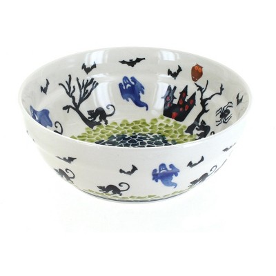 Blue Rose Polish Pottery Monster Mash Cereal/Soup Bowl