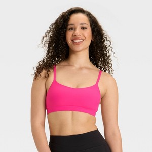 Women's Everyday Soft Light Support Strappy Sports Bra - All In Motion™ - 1 of 3