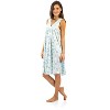 Casual Nights Women's Floral Lace Tricot Sleeveless Nightgown - 2 of 3