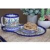 Blue Rose Polish Pottery 209-55 Vena Breakfast Plate & Mug - 3 of 3