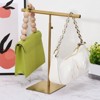 Unique Bargains Adjustable Height Stainless Steel Non-Fade T Bar Purse Holder 2 Pcs - 4 of 4