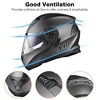 AHR Modular Full Face Motorcycle Helmet Flip up Dual Visor Motocross DOT S/M/L/XL/XXL - 4 of 4