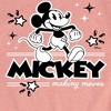 Girls' - Disney - Mickey Mouse Making Moves Fitted Short Sleeve Graphic T-Shirt - 2 of 4