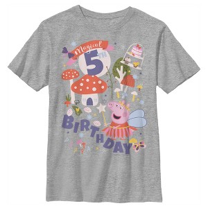 Boy's Peppa Pig Magical 5th Birthday T-Shirt - 1 of 4