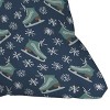 16"x16" Coastal Studio Snowy Ice Skates Square Throw Pillow Blue - Deny Designs: Indoor Abstract Design, Zipper Closure - 2 of 4
