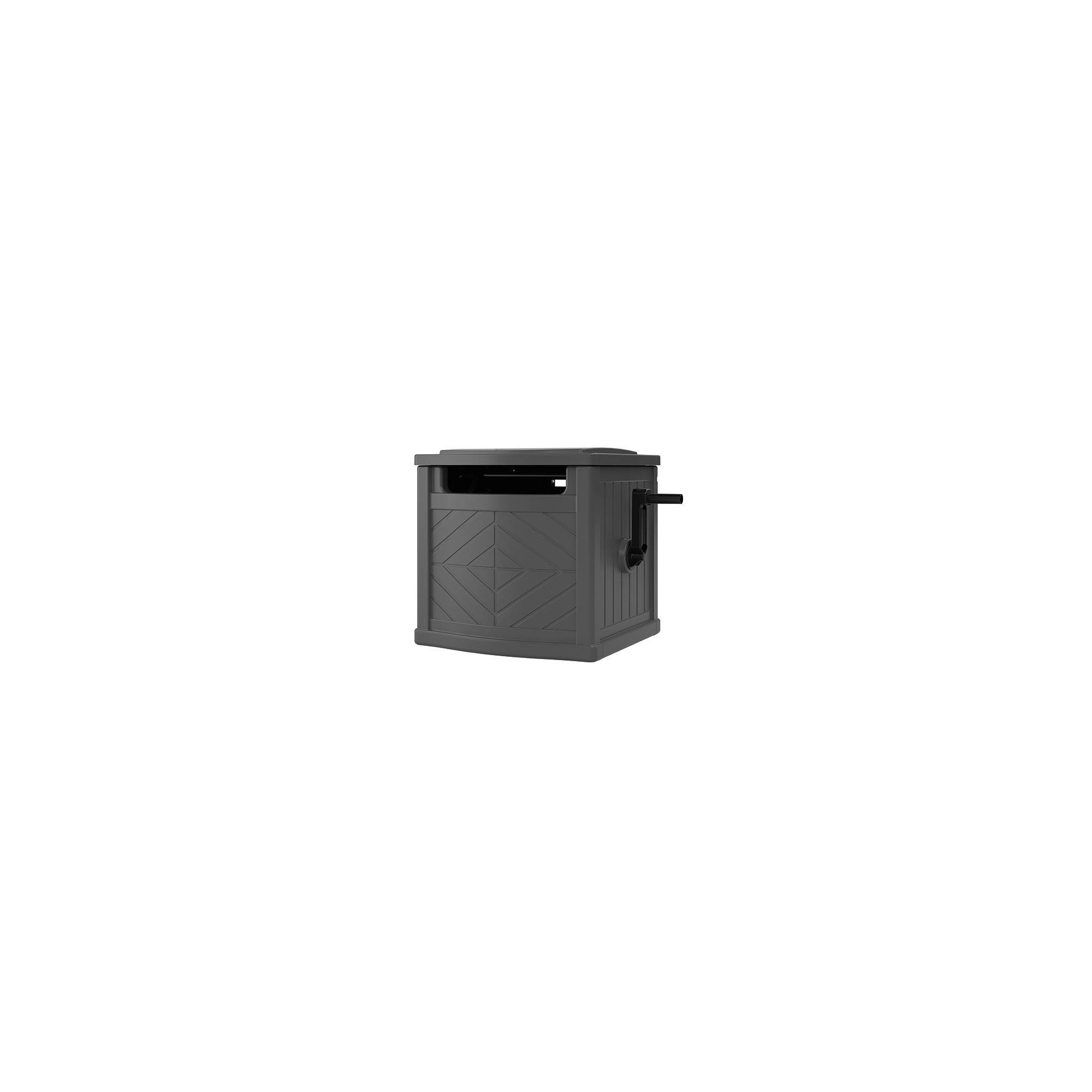 Suncast 150' Capacity Slide Trak Hideaway Hose Holder Dark Gray