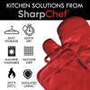 SharpChef Heat and Slip Resistant Silicone Oven Mitt and Pot Holder Set, Soft Cotton Lining, Waterproof, BPA-Free - 2 of 4