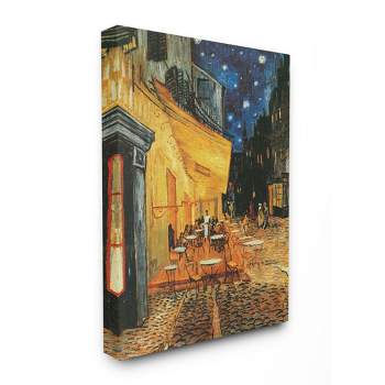 Stupell Industries Café Terrace at Night Traditional Van Gogh Painting