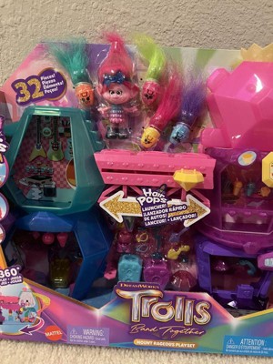 Mattel ​DreamWorks Trolls Band Together Toys, Mount Rageous Playset with Queen Poppy Small Doll & 25+ Accessories, 4 Hair Pops ( Exclusive)