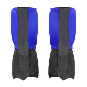 Unique Bargains Waterproof 600D Oxford Rain Snow Boot Shoe Gaiters 1 Pair - 1 of 4