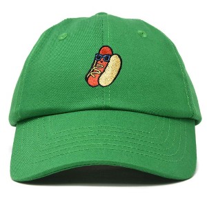 Dalix Hot Dog Embroidered Cap Cotton Baseball Summer Cool Dad Hat Mens - 1 of 4