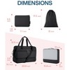 Weekender Bag for Women, 40L Carry on Weekend Overnight Bag, Large Travel Duffel Bag for Traveling - 3 of 4