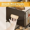 LunaLulinlk 2 Pack Pull Out Cabinet Organizer, No Drill Slide Out Pantry Shelves Drawers with Handle for Kitchen, Cupboard, Bathroom, Pantry, Sink - 4 of 4