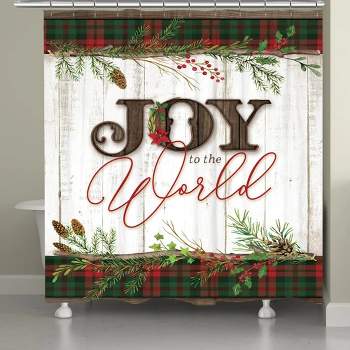 Laural Home Holiday Joy Shower Curtain