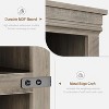 TackView 5-Tier Book case with Cabinet, 68.7" Tall Farmhouse Book Shelf with Storage Doors,Wooden 5 Shelf Case for Home Office - 2 of 4