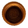 Storied Home Hand-Carved Wood Planter with Stripes - 4 of 4