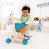 Hape Wooden Shopping Cart in Orange & Blue, Kids Pretend Play Toy - 4 of 4