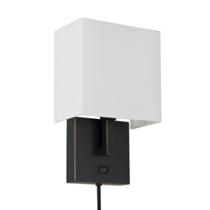 Cal Lighting 11.5" Height Dark Bronze Metal Wall Lamp - 1 of 1