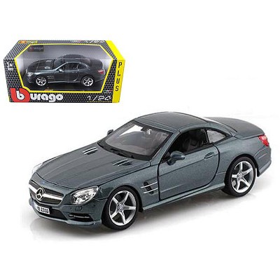 Mercedes SL 500 Coupe Grey 1/24 Diecast Car Model by Bburago