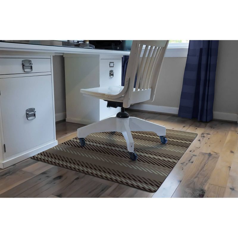 3'x4' Stripe 9 to 5 Desk Chair Mat - Bungalow Flooring, 4 of 6
