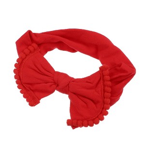 Unique Bargains Cotton Bow Headband Fashion Cute Hair Band for Child 6.3 Inch - 1 of 4