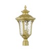 Livex Lighting Oxford 3 - Light Post Light in  Soft Gold - 3 of 4