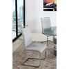 Chintaly Imports,Contemporary Handle-Back Cantilever Side Chair - Set of 4 - 3 of 4