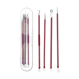 Unique Bargains Facial Pimple Extractor Tool Set 1 Set - 1 of 4