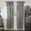 Annie Buffalo Black Check Panel Set of 2 84x40 - 2 of 4