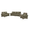 82.68" + 59.45" + 35.8" Faux Leather Round Arm 1+2+3 Seater Sofa Set with Hidden Storage - 3 of 4