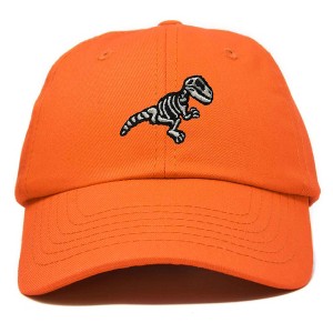 Dalix Fossil Embroidered Dinosaur T Rex Cotton Dad Hat Baseball Cap Adjustable Mens - 1 of 4