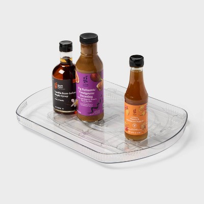Fridge Rectangular Lazy Susan Turntable Organizer - Brightroom™