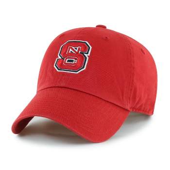 NCAA NC State Wolfpack Clean Up Fabric Washed Relaxed Fit Hat