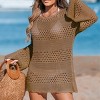 Women's Seaside Whispers Crocheted Cover-Up Dress - Cupshe - 3 of 4