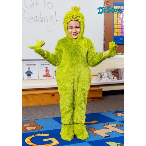 HalloweenCostumes.com 4T   Toddler Classic Grinch Green Jumpsuit Costume, Green - image 1 of 4