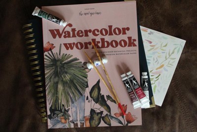 Watercolor Workbook: Café In Bloom - By Sarah Simon (paperback) : Target
