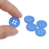 Unique Bargains Resin DIY Craft Flat 4-Hole Sewing Buttons 100 Pcs - 4 of 4