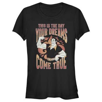 Juniors Womens Beauty and the Beast Gaston The Day Your Dreams Come True T-Shirt