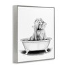 Stupell Industries Elephant In Tub Funny Framed Giclee Art, Gray, 16" x 20" - 2 of 4