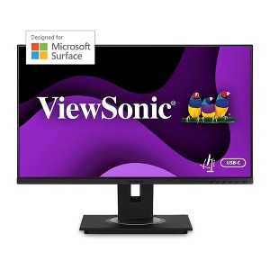 ViewSonic VG245 24 Inch IPS 1080p Monitor Designed for Surface with advanced ergonomics, 60W USB C, HDMI and DisplayPort inputs for Home and Office - 1 of 4